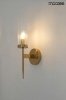 Kinkiet Ścienny Złoty Glamour Kryształowy Klosz TORCH MSE010400197 MOOSEE